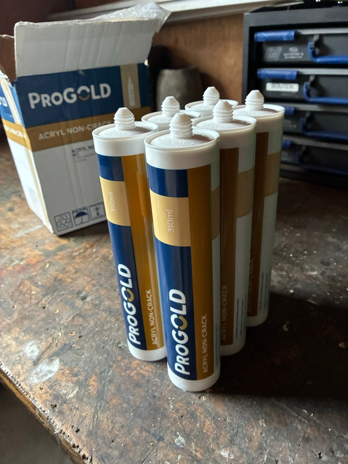 ProGold Acryl Non-Crack Kit - 6x 310ml, Minder dan 5 liter, Ophalen of Verzenden, Nieuw, Wit