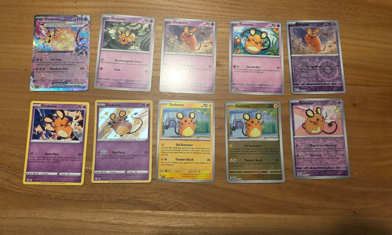 Dedenne pokemon kaarten set, Hobby en Vrije tijd, Verzamelkaartspellen | Pokémon, Ophalen of Verzenden, Zo goed als nieuw, Meerdere kaarten