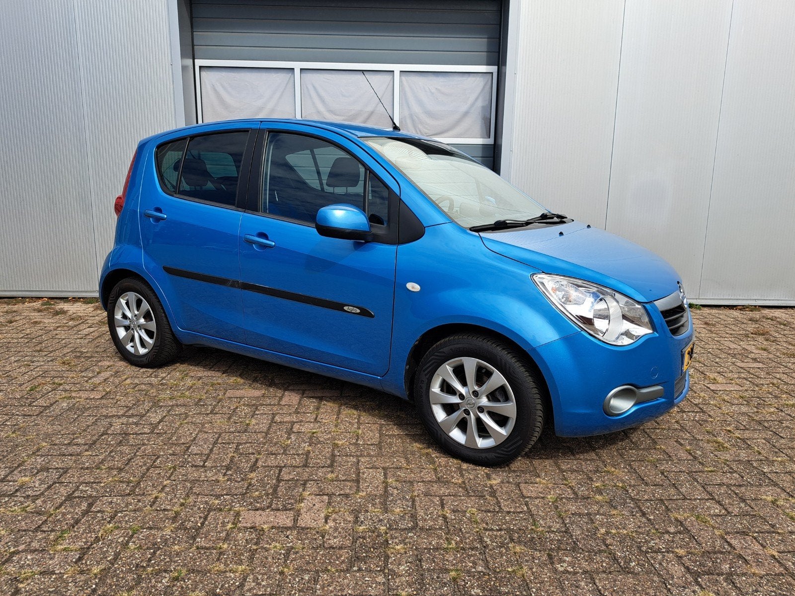 Opel Agila 1.0 12V 2014 Nieuwe koppeling/Zeer Nette auto, Voorwielaandrijving, Stof, Blauw, Origineel Nederlands