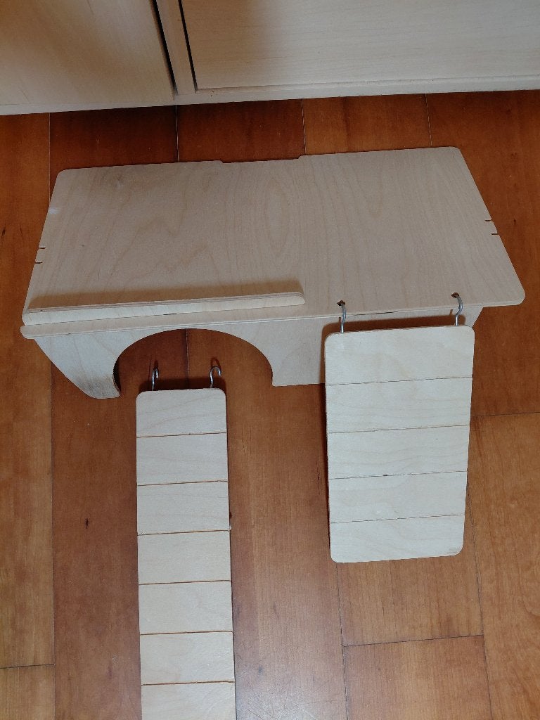 Plankenset voor hamsterkooi knaagdieren - ZOLUX NEO/NEVO, Dieren en Toebehoren, Kooi, Minder dan 75 cm, Zo goed als nieuw, Ophalen
