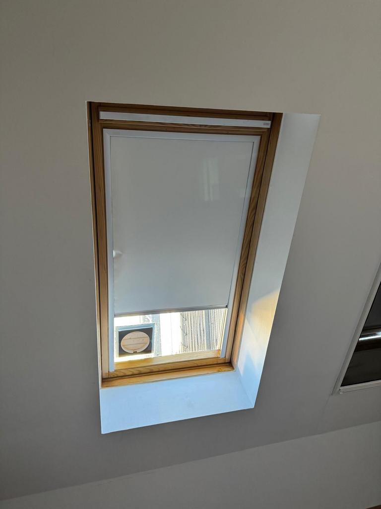 Velux dakraamglas GGL MK08 met opening voor airco afvoer, Ophalen, Gebruikt, Minder dan 80 cm, 120 tot 160 cm