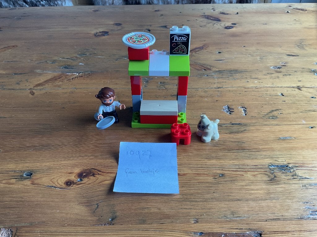 Duplo. Pizza kraam., Ophalen, Zo goed als nieuw, Compleet, Duplo