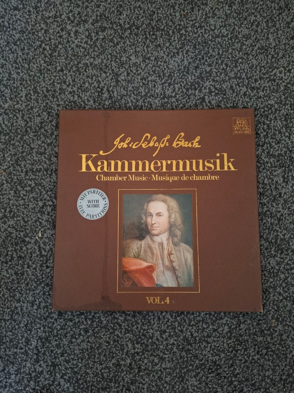 Bach Kammer Musik Vol. 4 - Telefunken LP Boxset, Ophalen, Boxset, 12 inch, Boxset