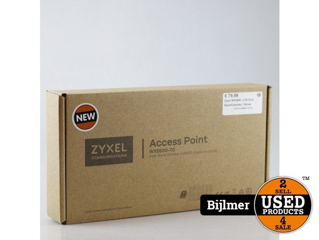 Zyxel WX5600 -2.5G-Dual Band-Extender | Nieuw, Flex Ltd., Zo goed als nieuw, https://flex.com/contact-us, Nobelstraat 10, 5807 GA Oostrum LB, Limburg, Nederland