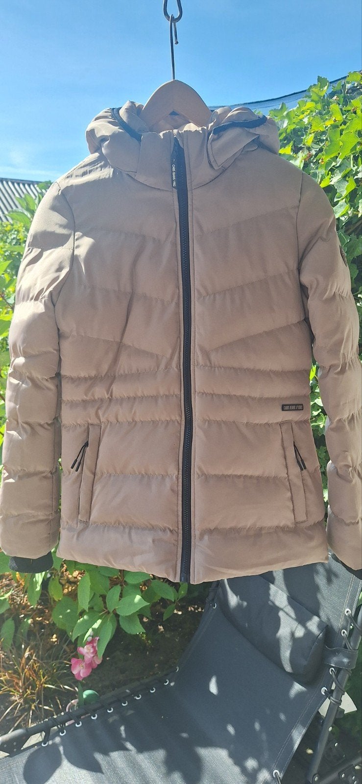 Cars Jeans winterjas maat XS, Kleding | Dames, Jassen | Winter, Beige, Ophalen of Verzenden, Zo goed als nieuw, Maat 34 (XS) of kleiner