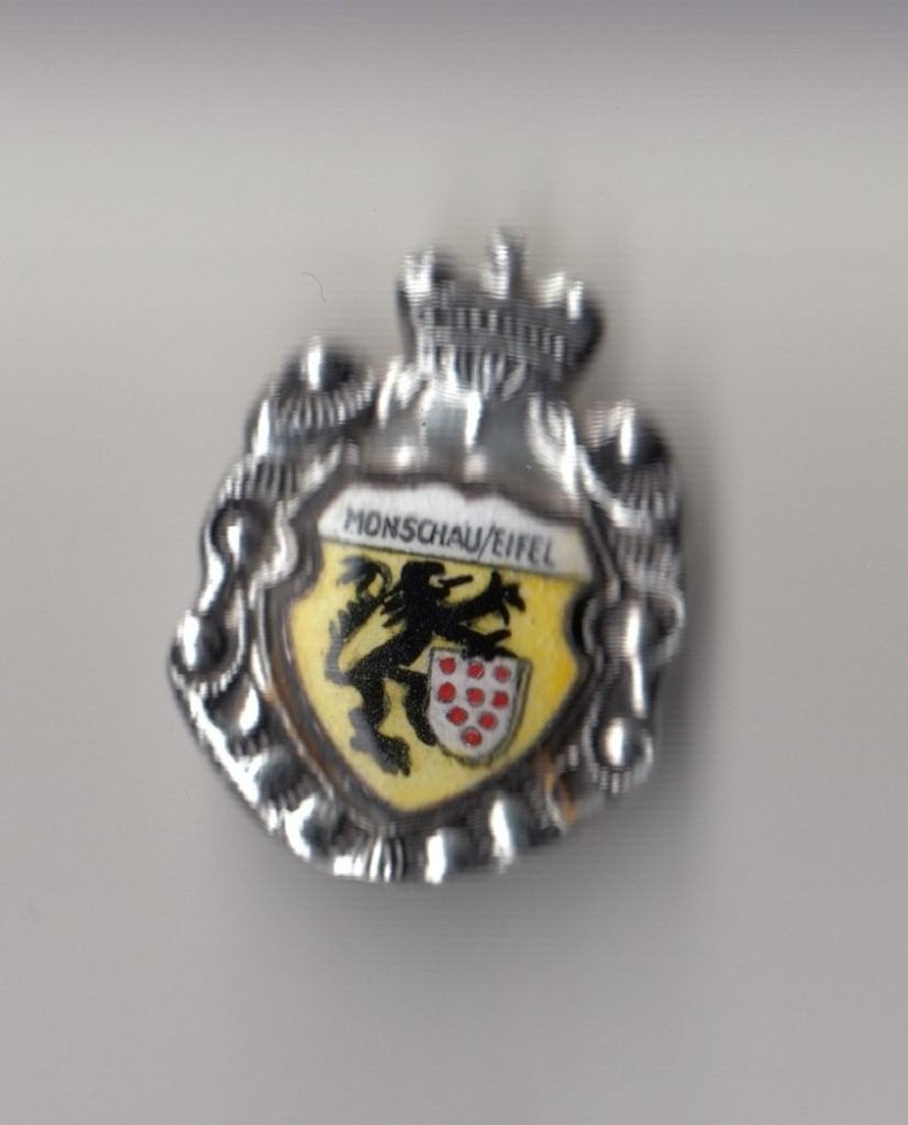 Monschau Eifel broche, Gebruikt, Niet vindbaar, Niet vindbaar, Speldje of Pin