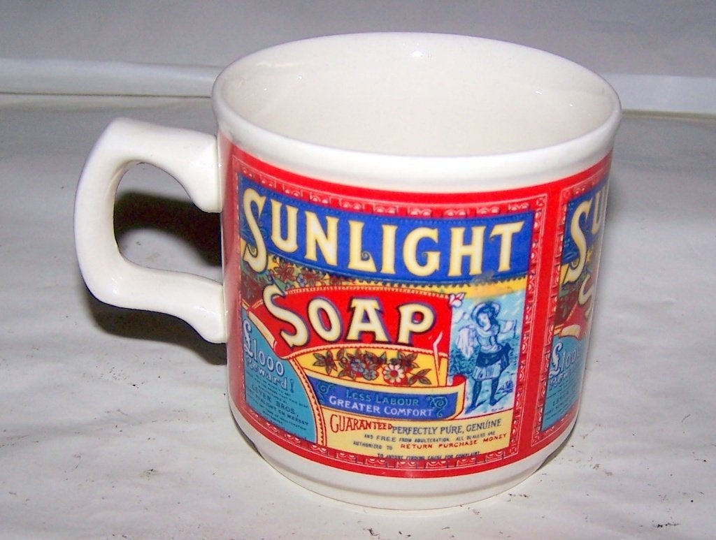 Retro Sunlight Soap mok. Nwst., Overige merken, Vintage, Nieuw, Ophalen of Verzenden