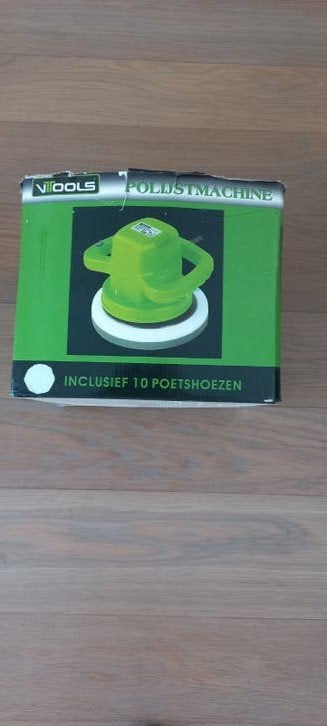NiTools Polijstmachine met 10 poetshoezen, Ophalen of Verzenden