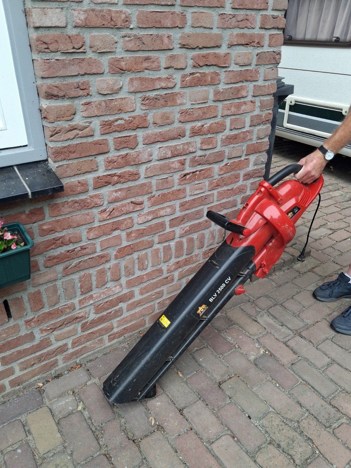 Bladblazer/bladzuiger Top Craft BLV 2500CV - Werkt prima, Gebruikt, Met zuigfunctie, Handgedragen, Ophalen of Verzenden