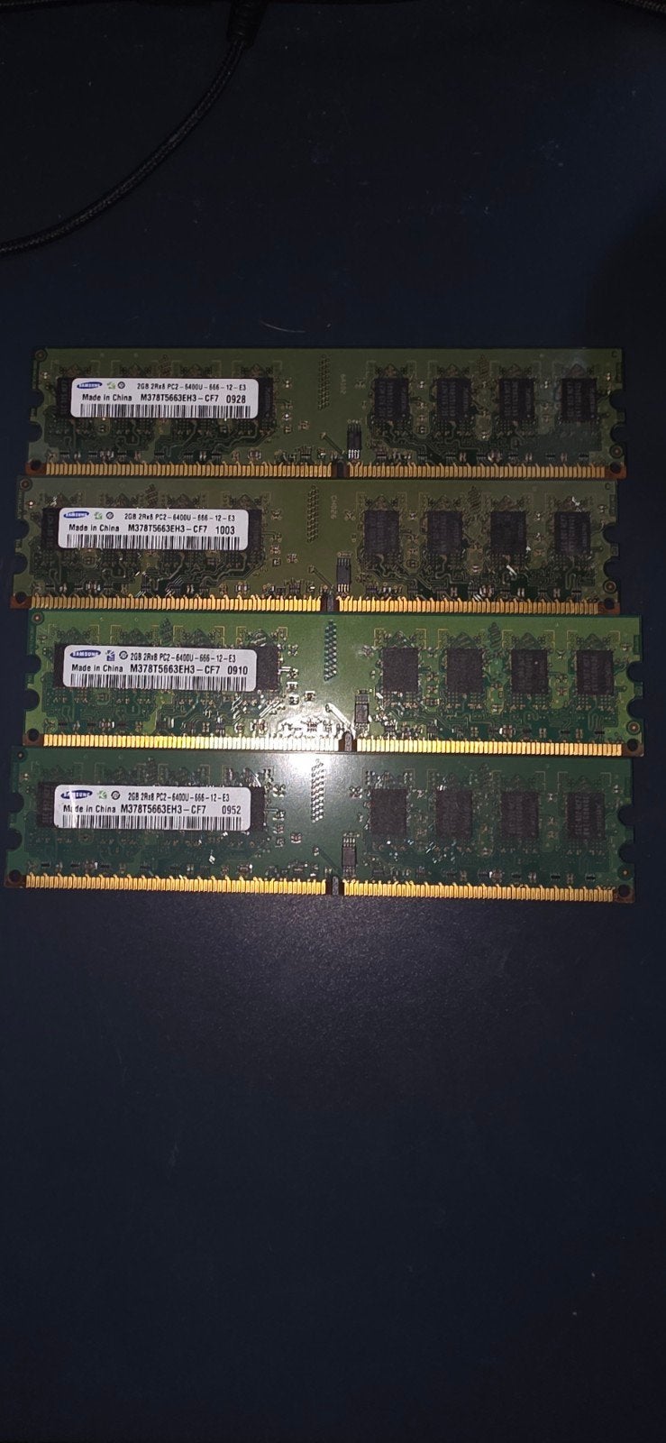 8GB DDR3 RAM Geheugen Kit (4x2GB) - 6400U 666 12 E3, Computers en Software, RAM geheugen, Gebruikt, 8 GB, DDR3, Ophalen of Verzenden