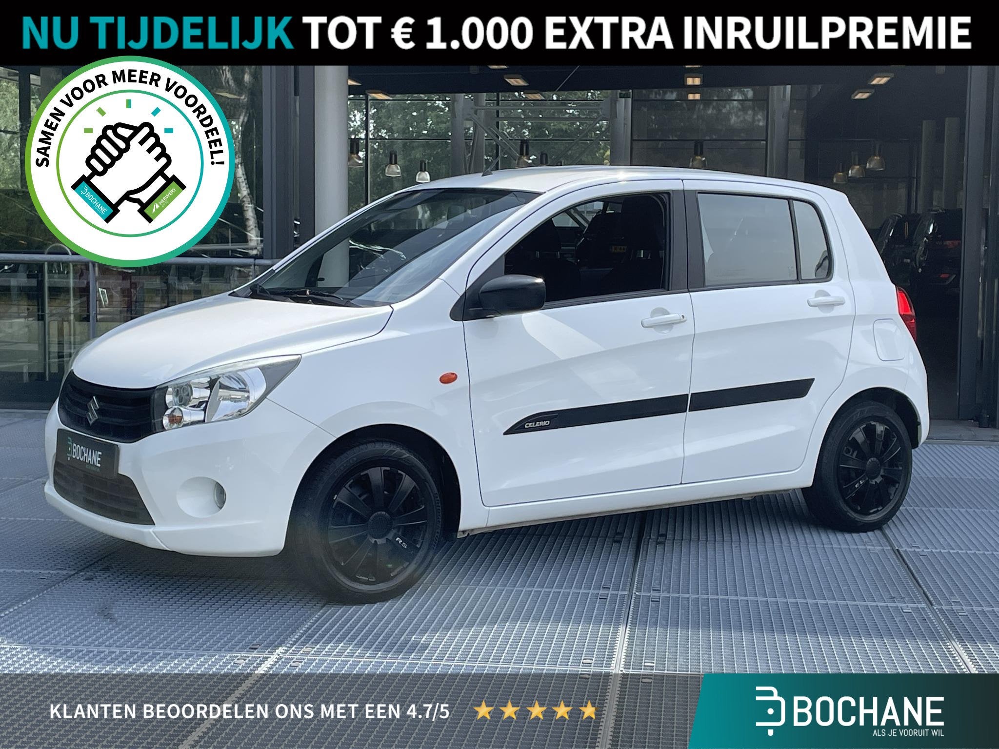 Suzuki Celerio 1.0 Comfort 68PK | Airco | Bluetooth | Elek., Auto's, Dealer onderhouden, Gebruikt, Euro 6, 400 kg