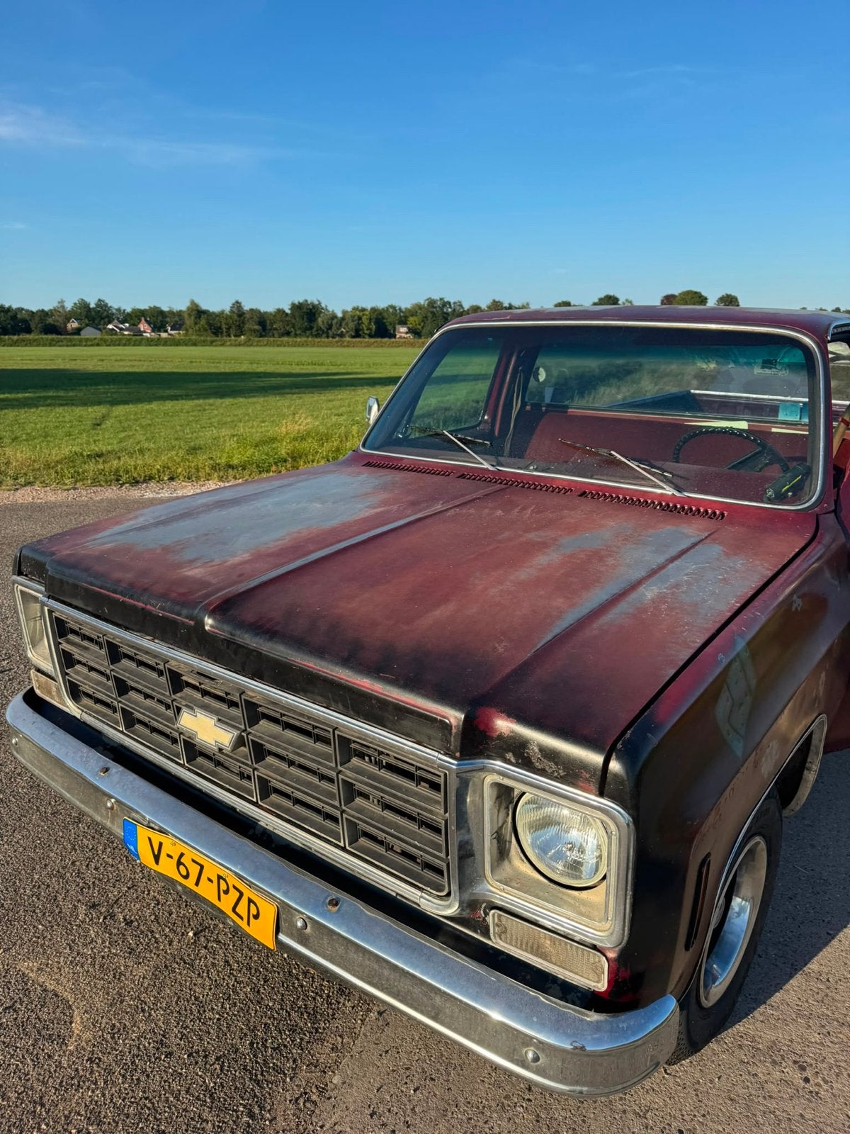 Chevrolet C10 silverado 1978 automaat, Auto's, Bestelauto's, Automaat, Achterwielaandrijving, 8 cilinders, Leder en Stof