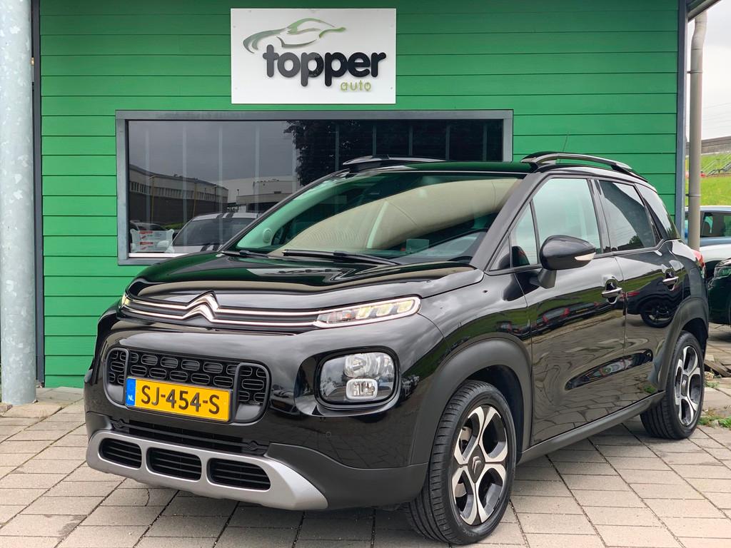 Citroen C3 Aircross 1.2 PureTech Shine|1e Eigenaar|D-Riem Ve, 840 kg, Gebruikt, Euro 6, Zwart