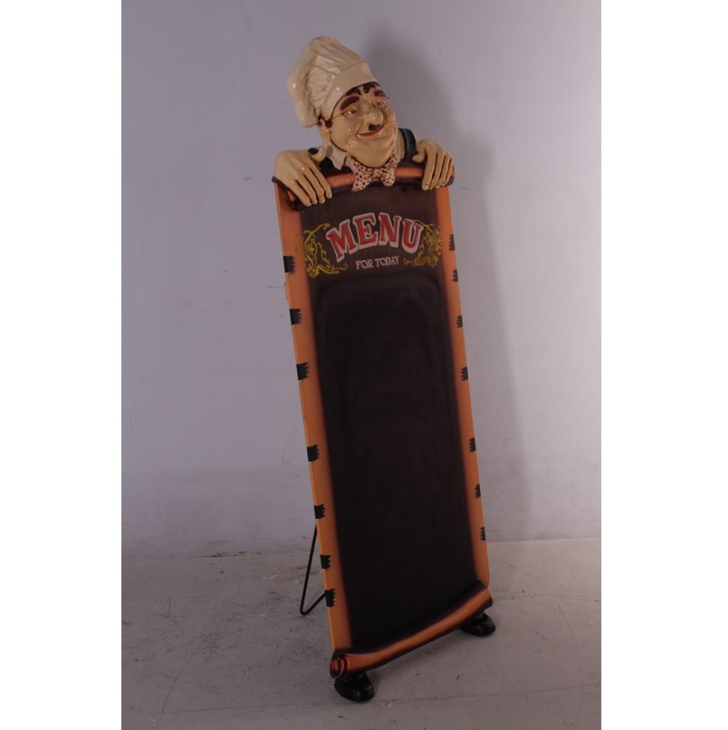 Reclame stoepbord 165 cm - krijtbord, Verzamelen, Ophalen, Reclamebord, HorecaBeelden, Nieuw