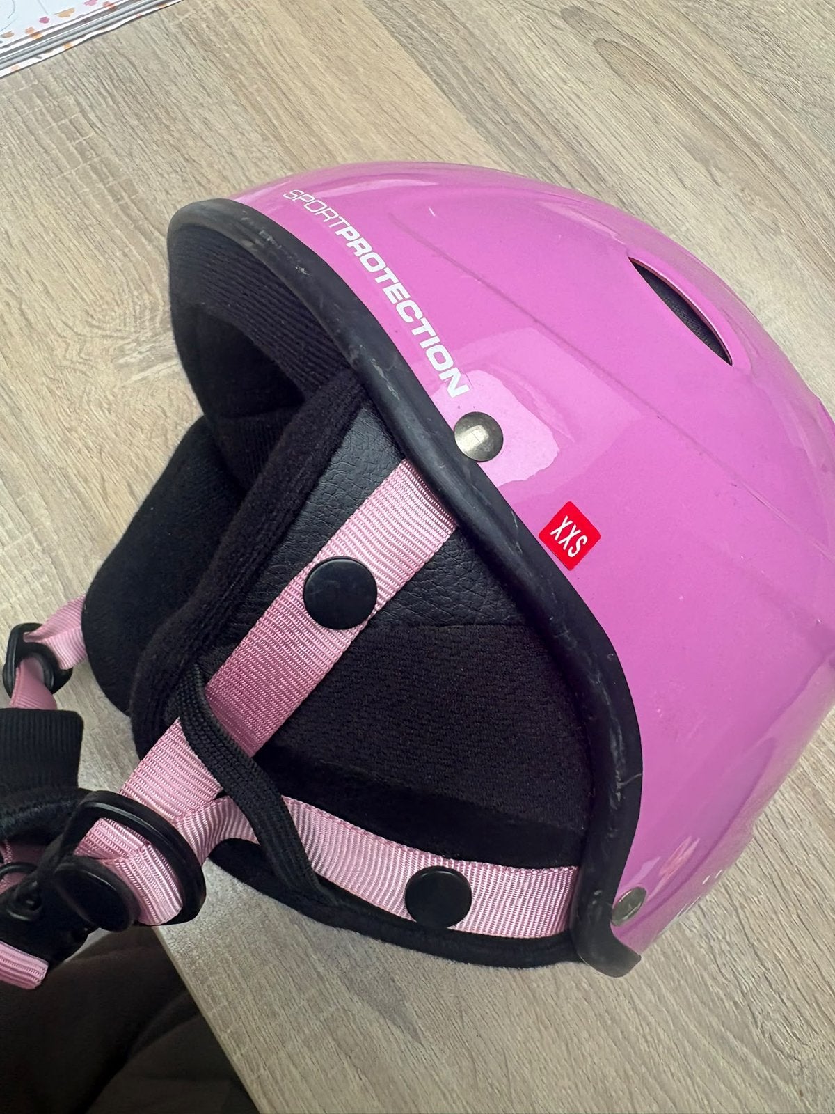 Meisjes ski helm roze maat 51/52 xxs, Overige merken, Gebruikt, Overige typen, Ophalen of Verzenden