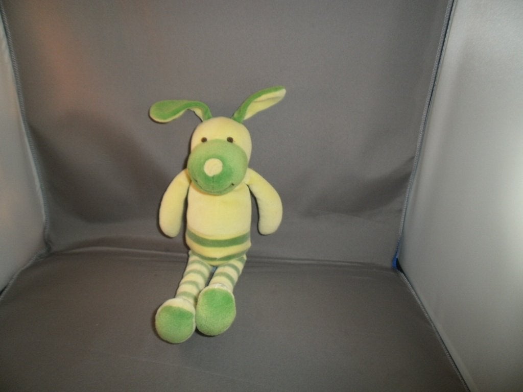 hans textiel hond 2004 baby little me hond tweekleurig groen, Overige merken, Overige karakters, Overige typen, Ophalen of Verzenden