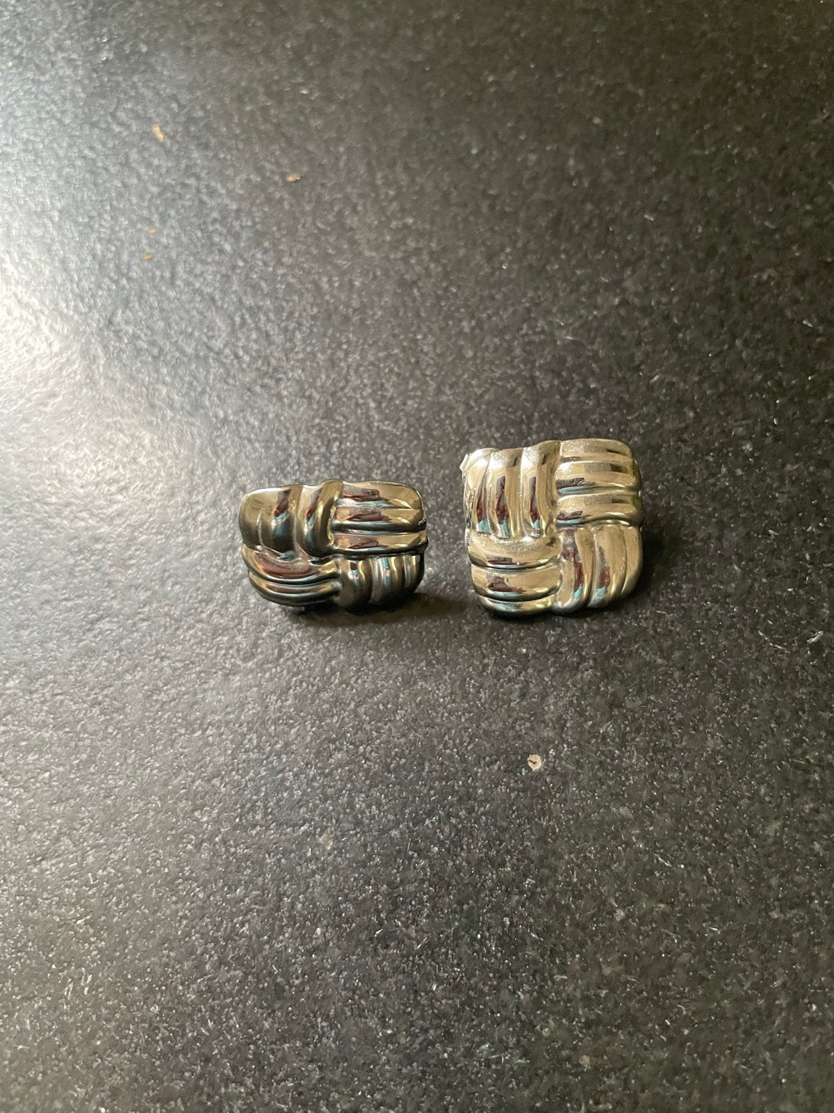 Oorbellen met Gevlochten Design, Ophalen of Verzenden, Zo goed als nieuw, Overige materialen