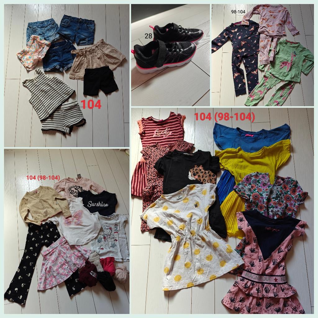 Kledingpakket zomer meisje maat 104, Kinderen en Baby's, Kinderkleding | Kinder-kledingpakketten, Ophalen of Verzenden, Zo goed als nieuw