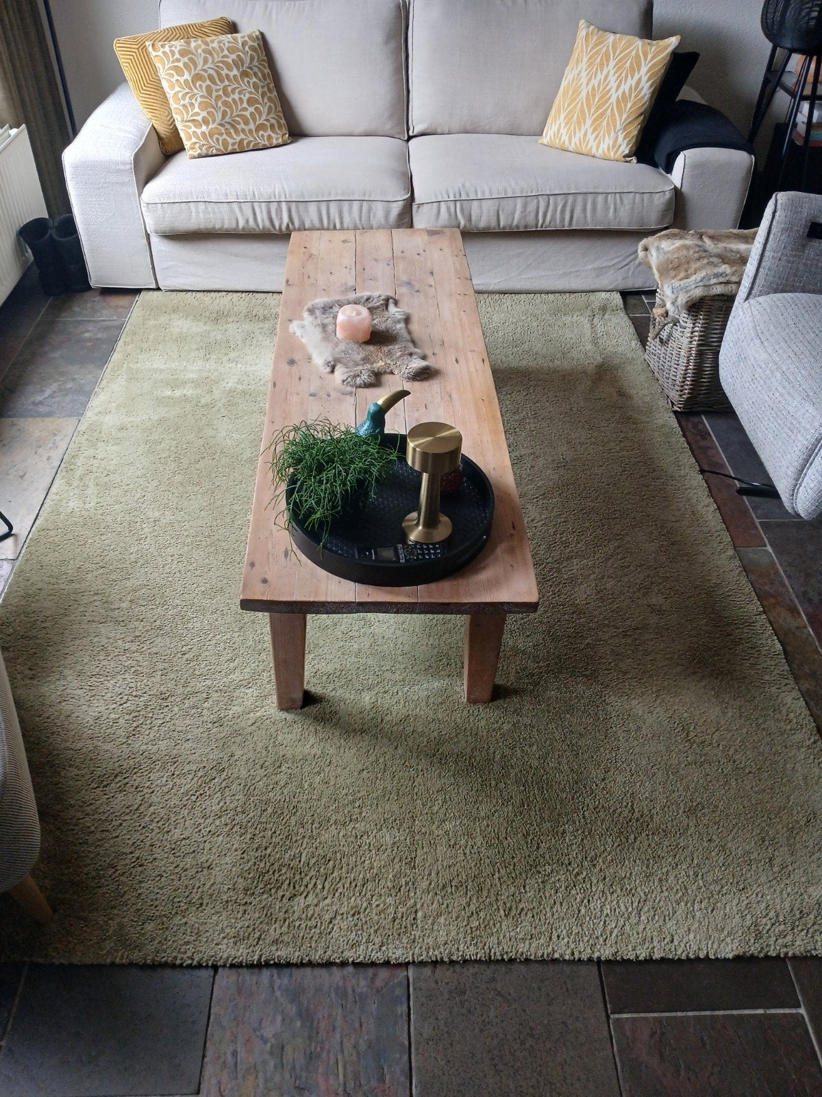 Mooi ikea Stoense groen vloerkleed -, Ophalen, Modern, Comfortabel, Gebruikt, 150 tot 200 cm