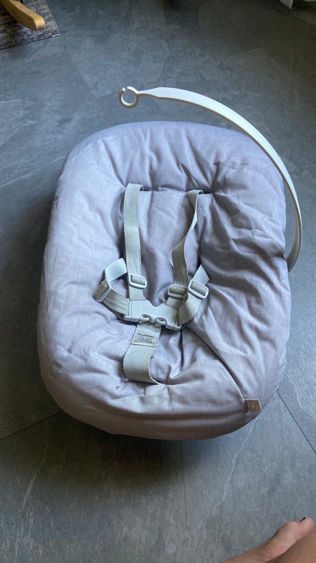 Newbornset stokke stoel, Ophalen of Verzenden, Gebruikt, Meegroeistoel