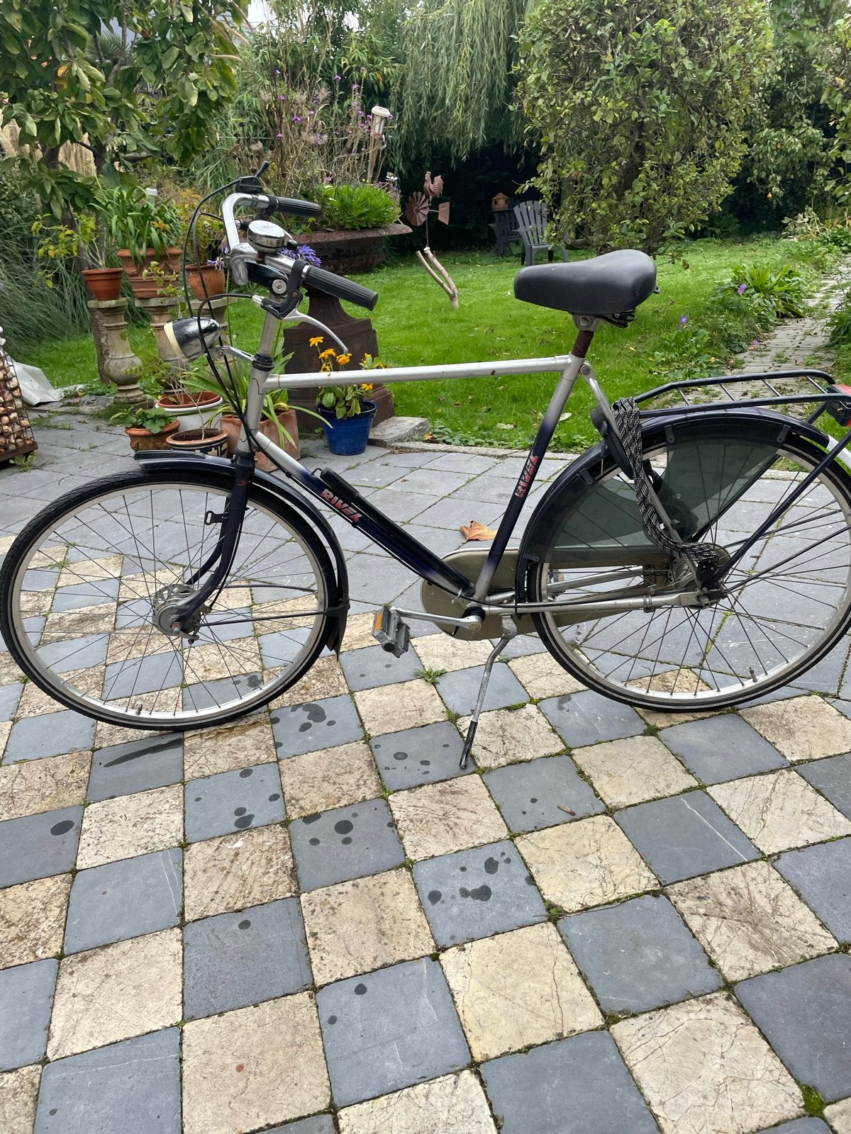 Rivel herenfiets met trommelremmen en 3 versnellingen, Gebruikt, Versnellingen, Trommelrem, Ophalen