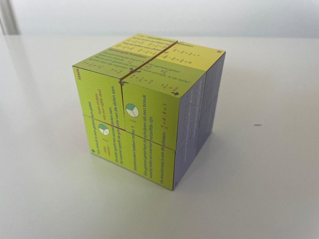 C513 ZooBooKoo kubusboek Breuken Leren rekenen, Kinderen en Baby's, Speelgoed | Educatief en Creatief, Ophalen of Verzenden, Gebruikt