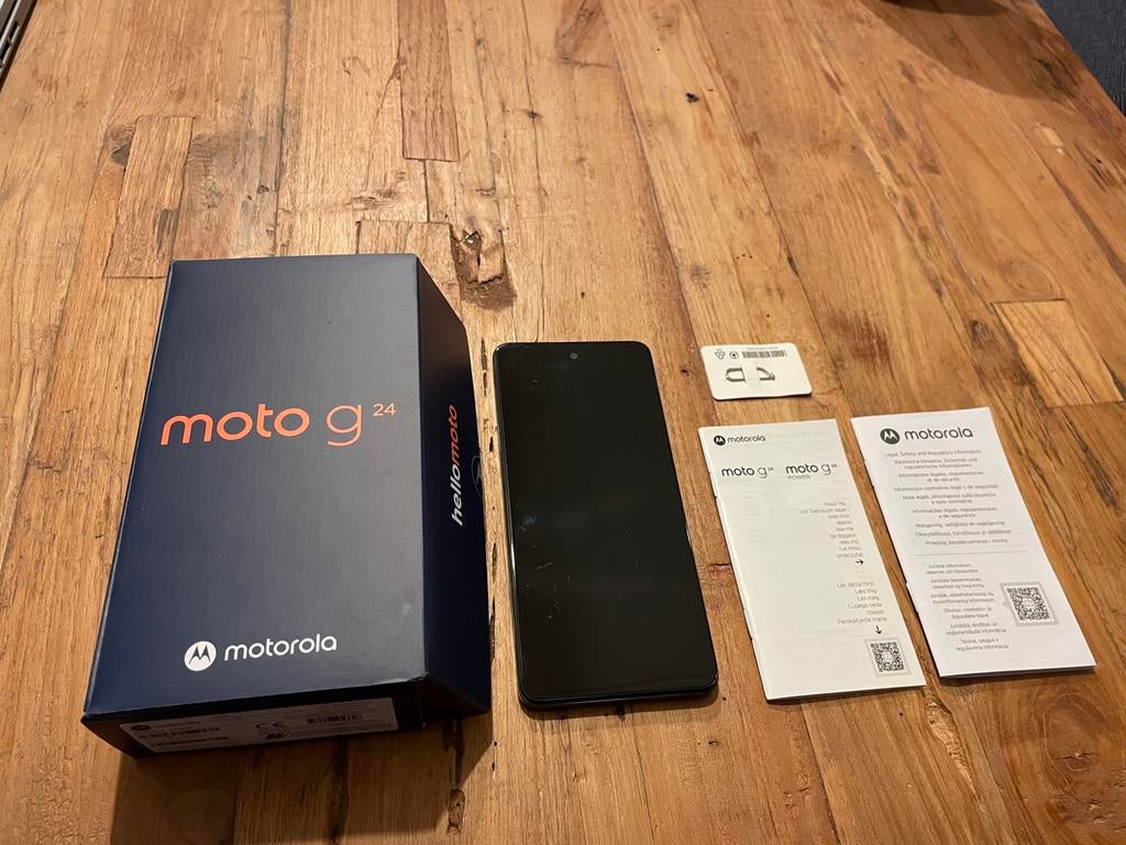 Motorola Moto g24, Telecommunicatie, Mobiele telefoons | Motorola, Overige modellen, Zwart, Touchscreen, Ophalen of Verzenden