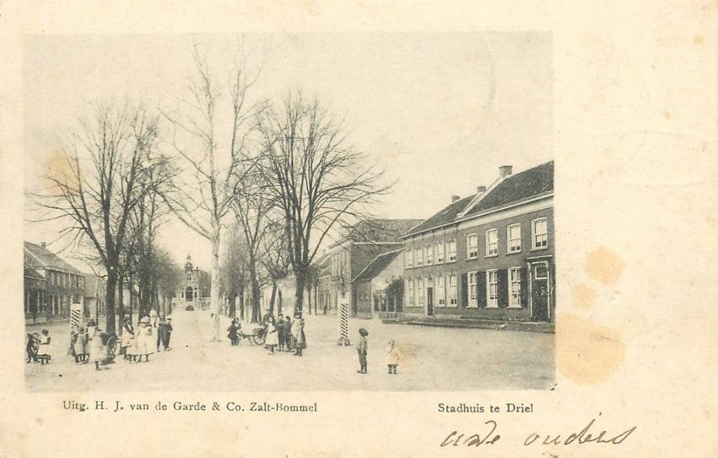 388-550-031 Driel (Kerkdriel) Stadhuis, Verzenden, Voor 1920, Gelderland