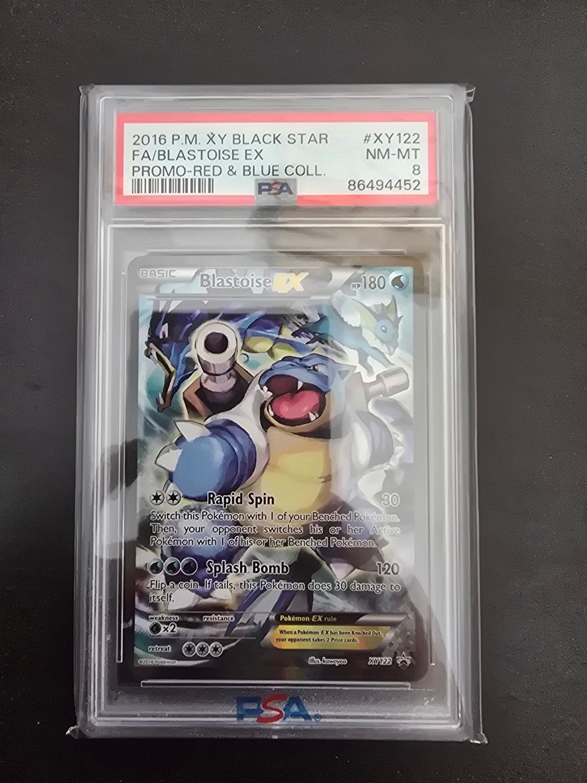 Blastoise XY122 PSA 8, Ophalen, Zo goed als nieuw
