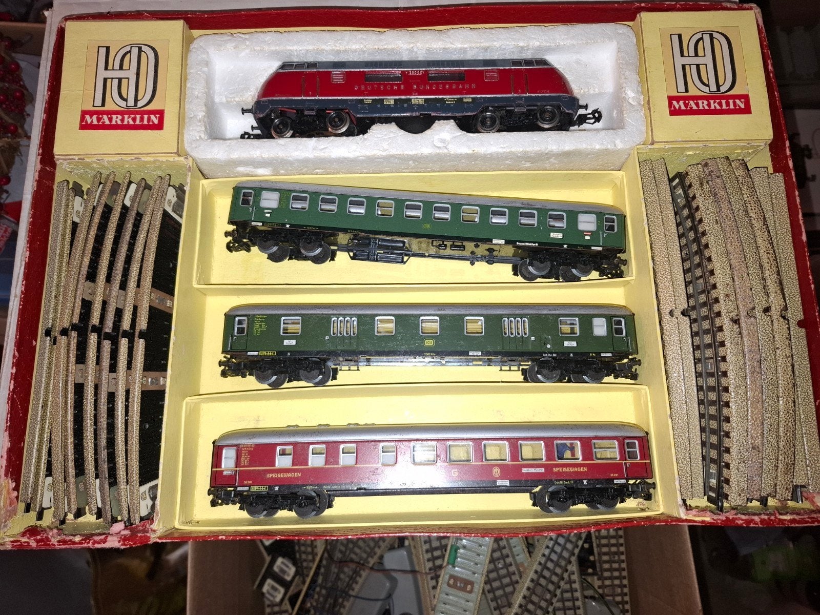 3121 marklin begin set eind jaren 50, Hobby en Vrije tijd, Modeltreinen | H0, Wisselstroom, Ophalen of Verzenden, Analoog, Märklin