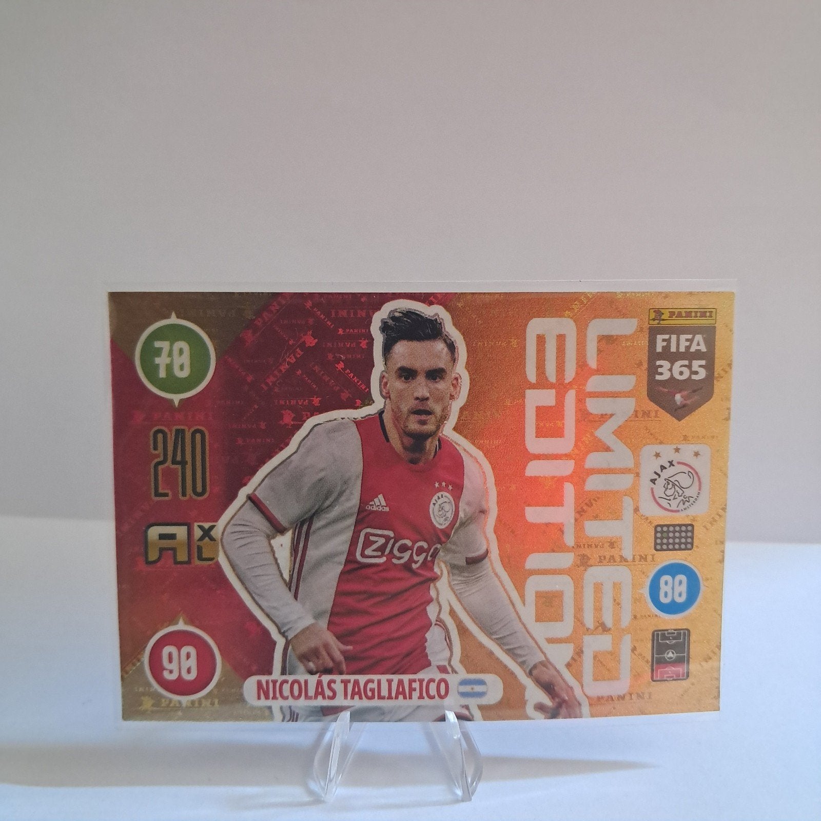 Nicolas tagliafico limited edition ajax panini, Ophalen of Verzenden, Gebruikt, Plaatje