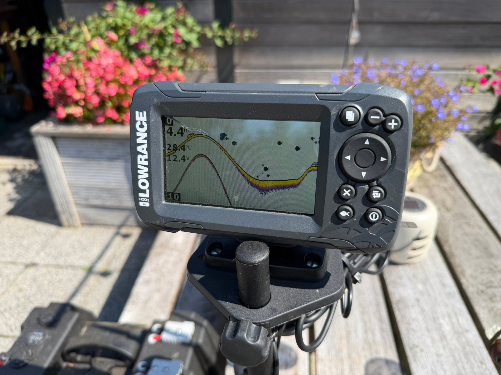 Lowrance HOOK² 4x fishfinder + Transducer | Compleet, Ophalen, Zo goed als nieuw, Complete set
