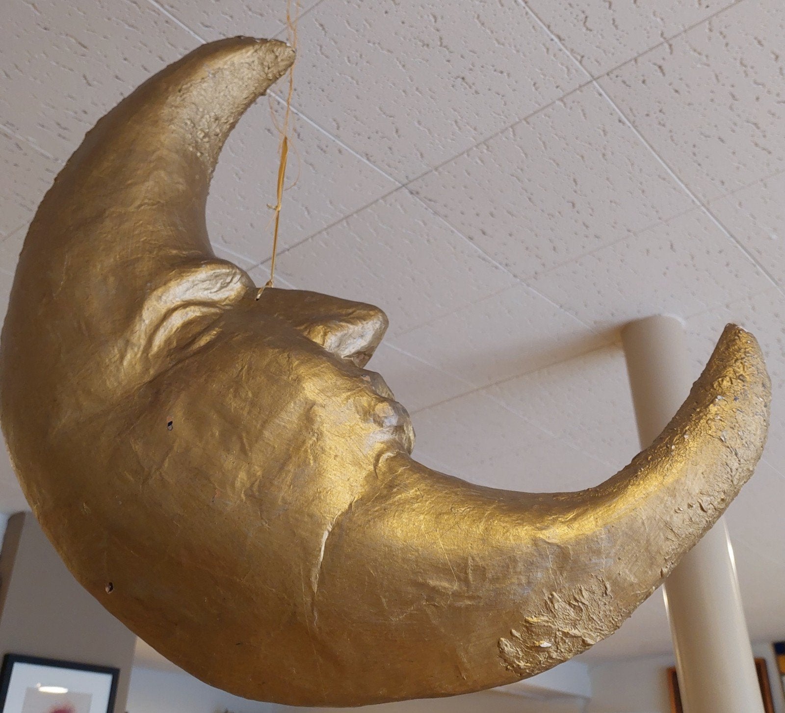 Gouden Maan Decoratie - Uniek en Sfeervol, Ophalen
