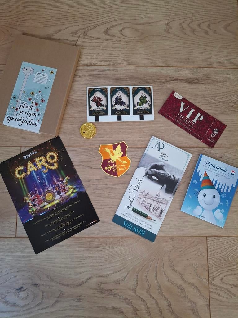 Efteling Collectie! Met vipkaart, ravelijn tickets en meer!, Ophalen of Verzenden