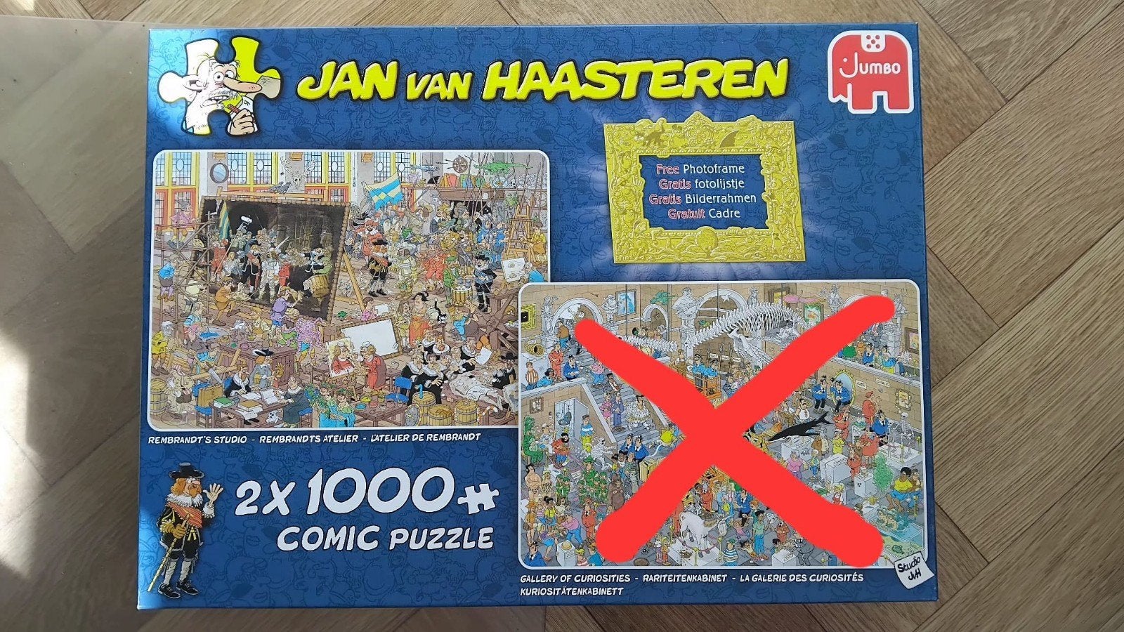 Jan van Haasteren Puzzel Atelier 1000 stukjes, Ophalen of Verzenden, Meer dan 50 stukjes, Zo goed als nieuw, 6 jaar of ouder