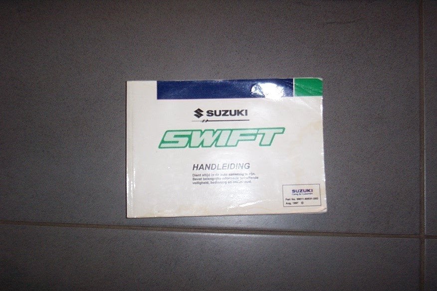Gebruikershandleiding  SUZUKI SWIFT   1996/2000, Ophalen of Verzenden