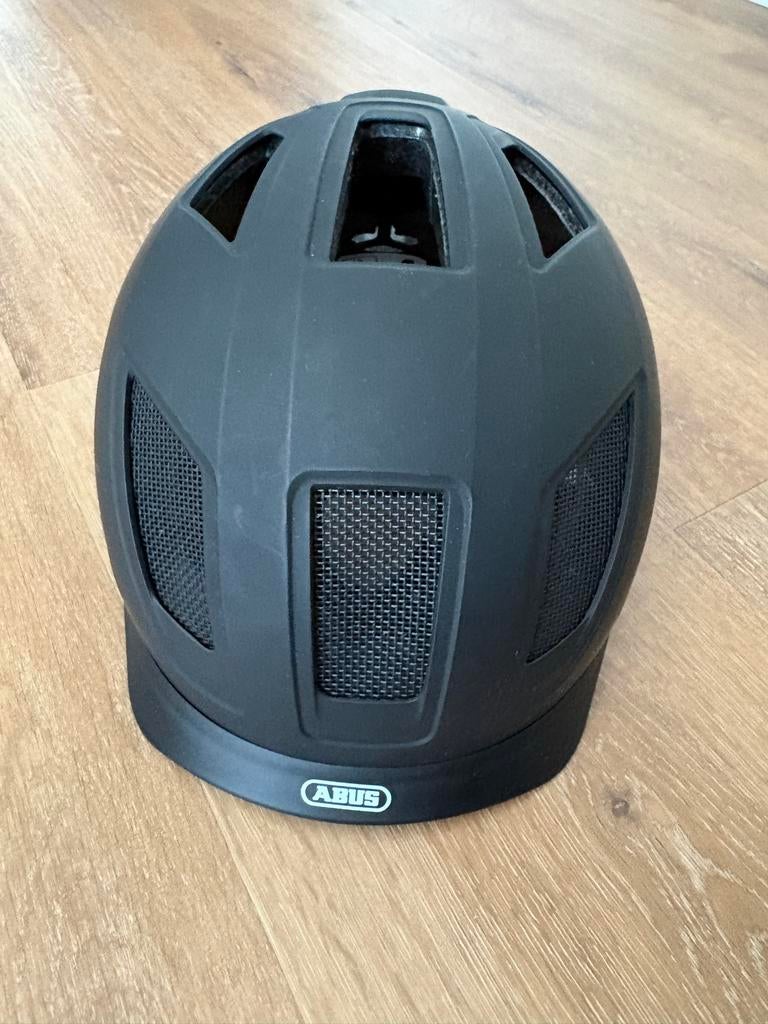 ABUS Hyban 2.0 Fietshelm - Mat Zwart, Ophalen of Verzenden, Zo goed als nieuw, Overige maten, Heer of Dame