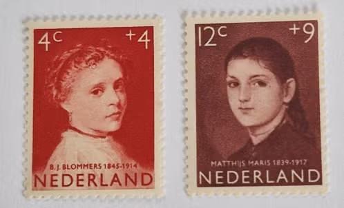 Nederland 1957 - nvph 702+705 -Kinderzegels - 2 van 5 - ab1, Verzenden, Na 1940, Postfris