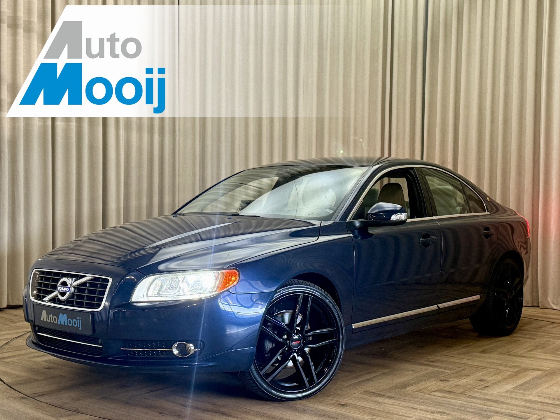 Volvo S80 2.0 T Momentum *OrgNL!* 200 PK / Dealer Onderhoude, Auto's, 4 cilinders, Met garantie (alle), Blauw, Bedrijf