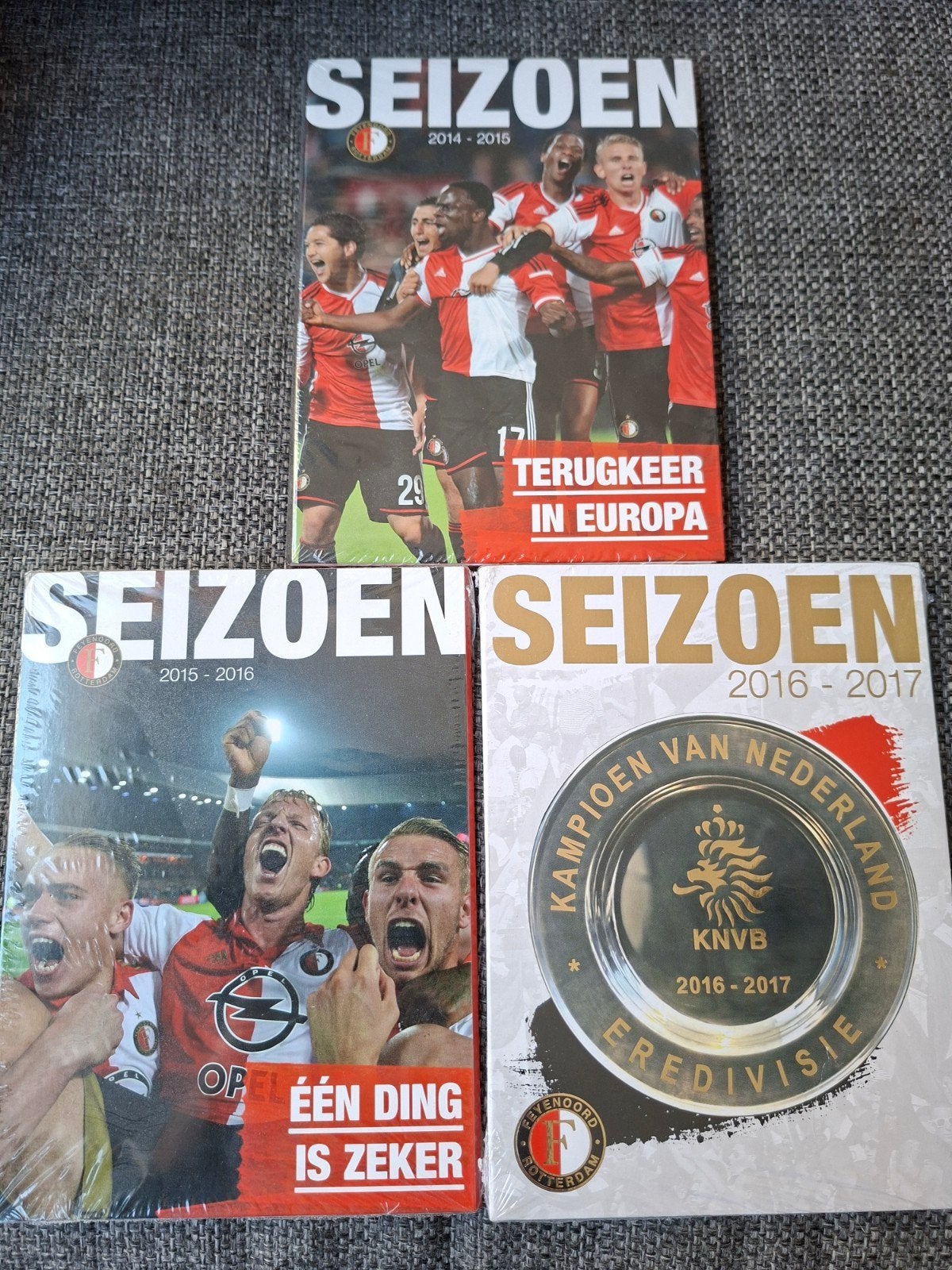 Feyenoord Seizoen 2014-2015, 2015-2016, 2016-2017 DVD's, Alle leeftijden, Voetbal, Ophalen of Verzenden, Nieuw in verpakking