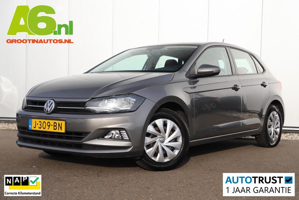 Volkswagen Polo 1.0 TSI Comfortline Bruin Leder Virtual Navi, Auto's, Volkswagen, Voorwielaandrijving, Stof, Gebruikt, 95 pk