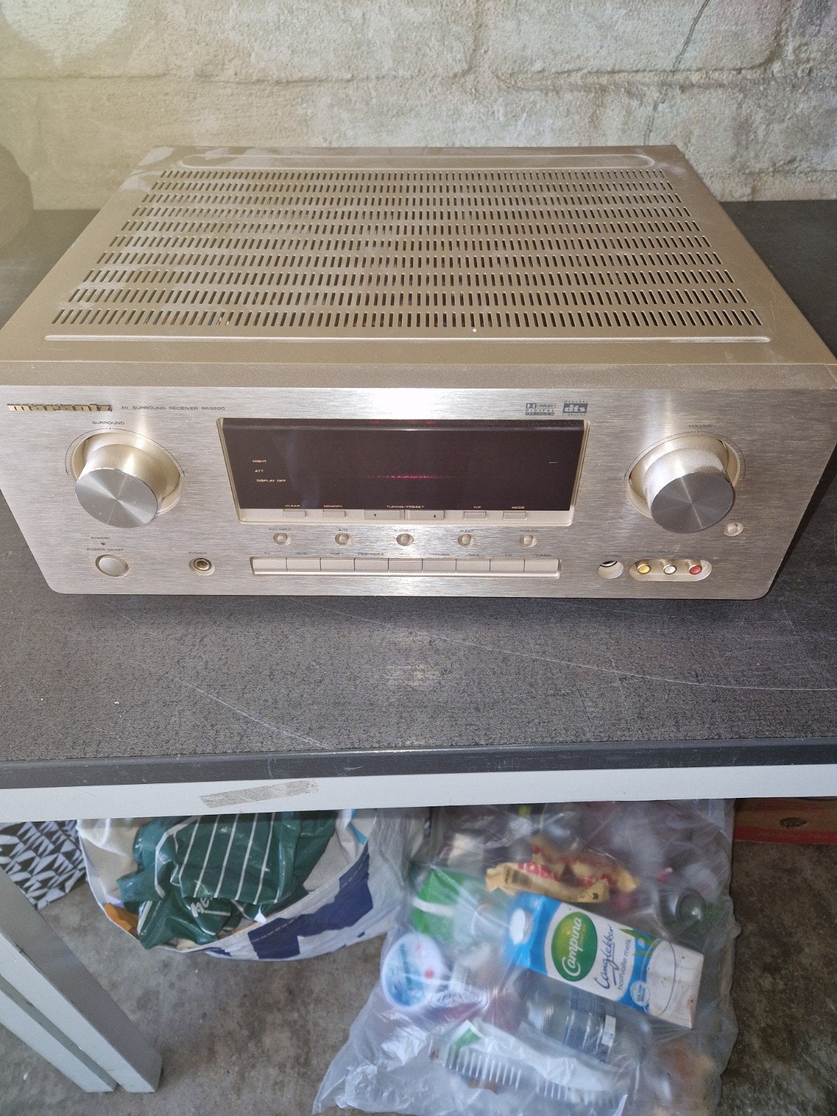 Marantz SR5200 Surround Receiver - Zilverkleurig, Audio, Tv en Foto, Versterkers en Receivers, Marantz, Gebruikt, Ophalen of Verzenden