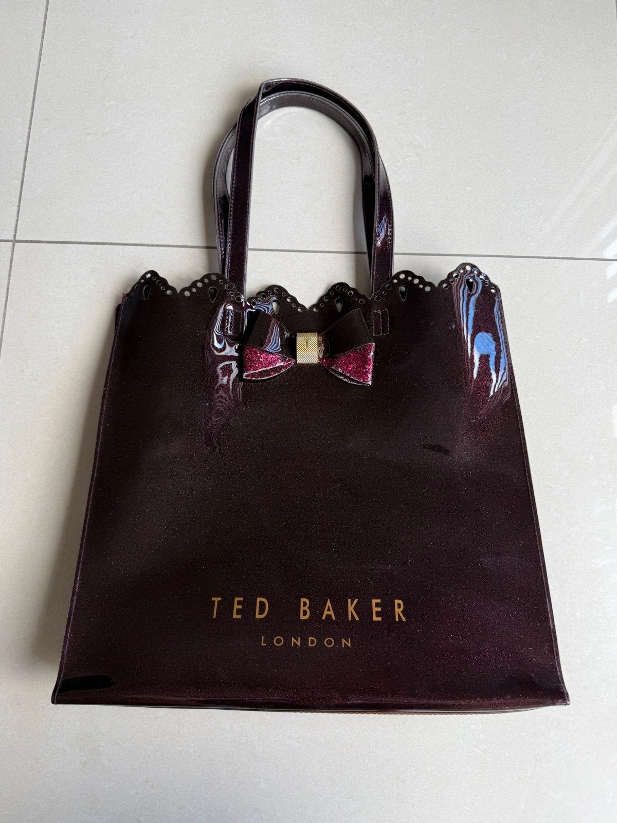 Ted Baker dames tas - donker rood, Ophalen, Gebruikt, Rood, Handtas