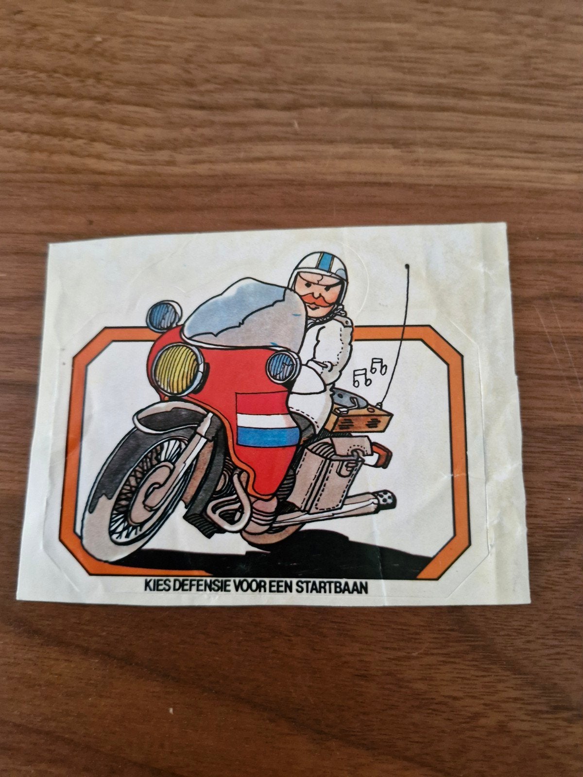 347 Vintage Defensie Sticker - Kies Defensie voor een Startb, Ophalen of Verzenden, Zo goed als nieuw, Overige typen