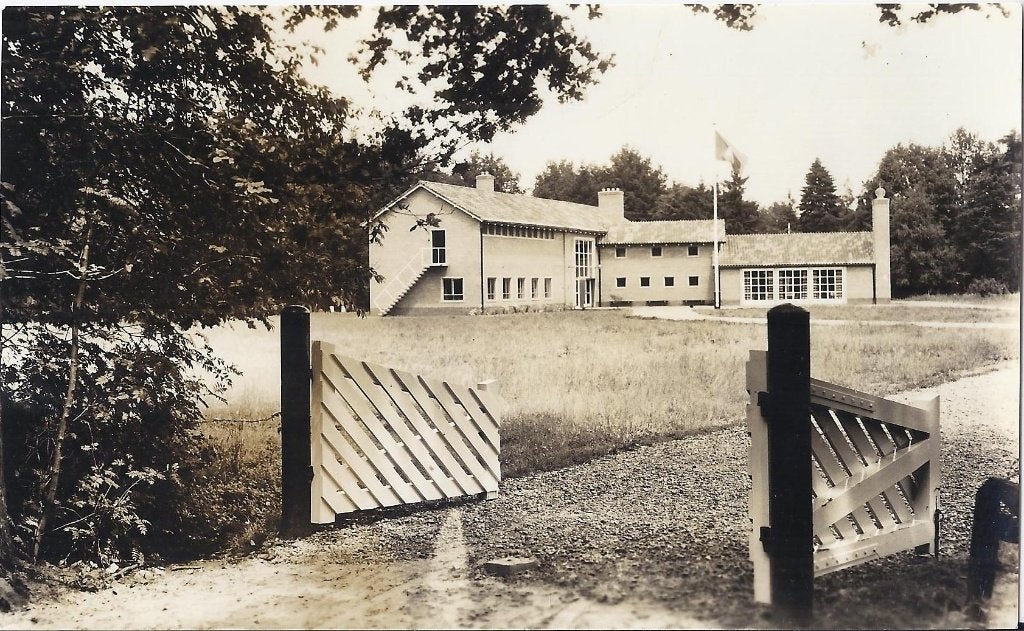 Y3 ongelopen ansichtkaart jeugdherberg het putven chaam, Ophalen of Verzenden, 1940 tot 1960, Ongelopen