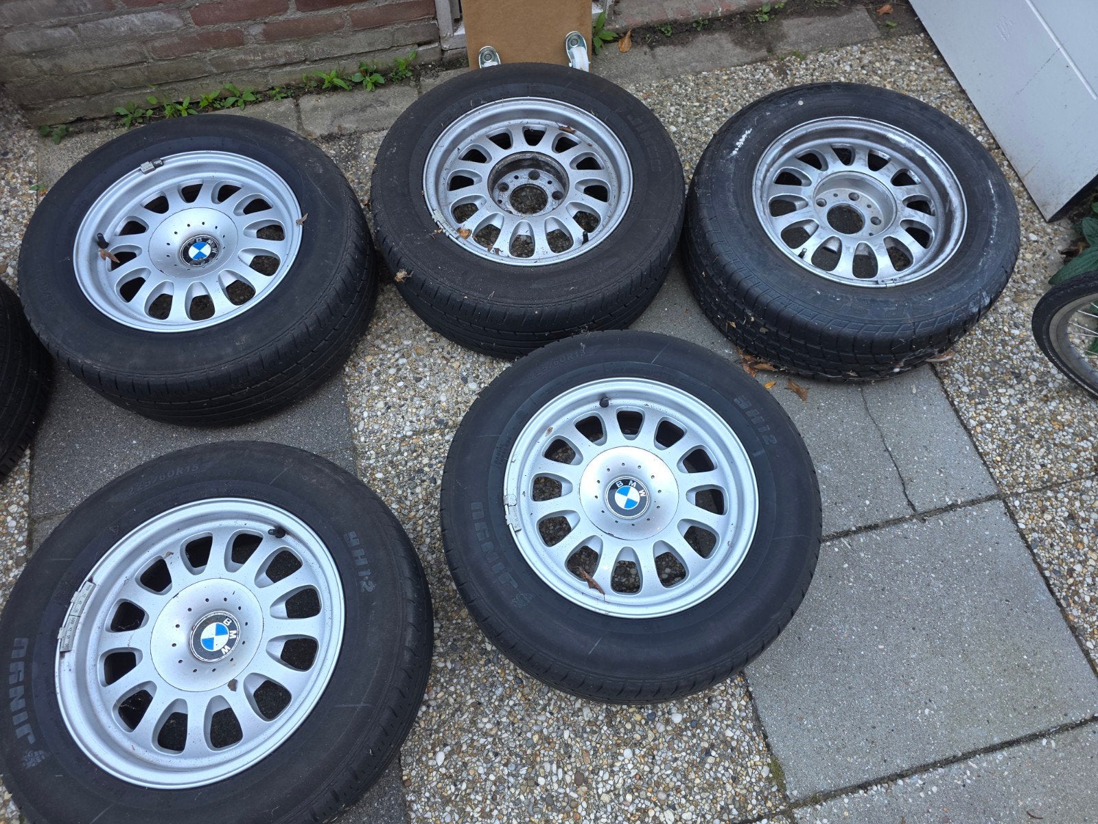5x bmw e39 style 31 225/60/R15, 15 inch, Velg(en), Ophalen of Verzenden, Zomerbanden