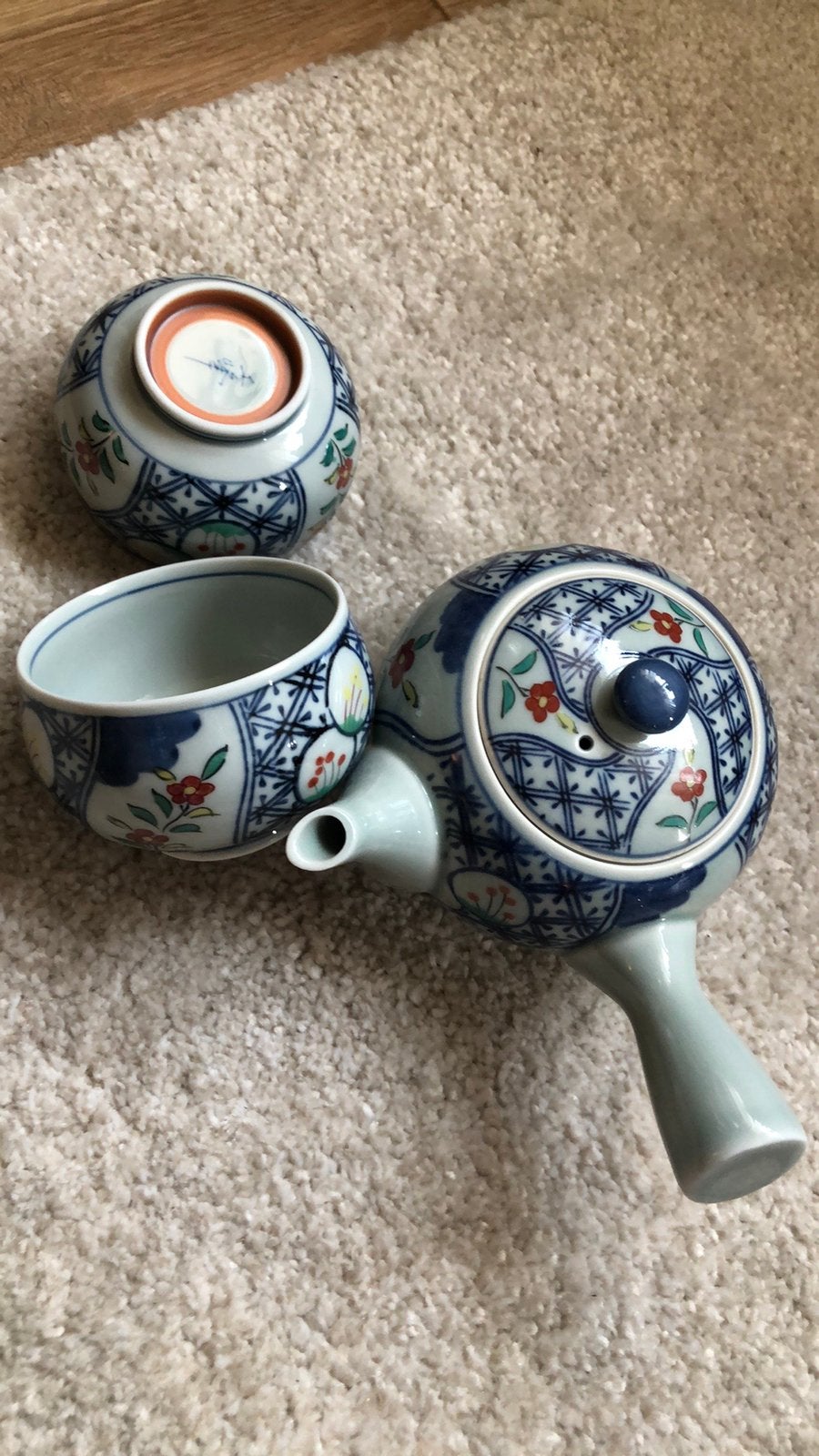 Orginele Japanse thee set, Kyoto Style, Ophalen of Verzenden