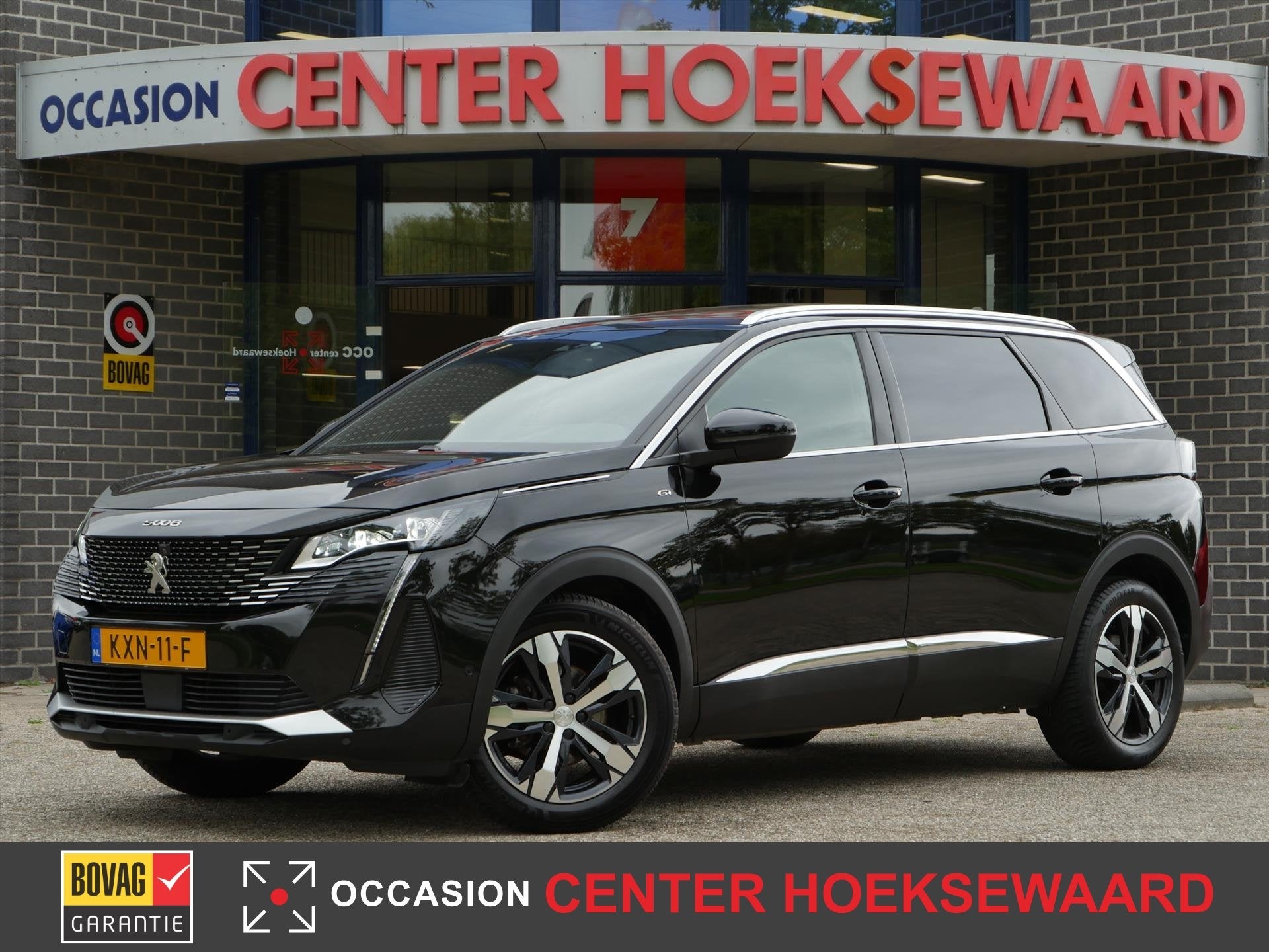 PEUGEOT 5008 1.2 PureTech 130pk S&S GT 7p | Leder-pakket | P, Auto's, Keurmerk '100% Onderhouden', Gebruikt, 1199 cc, 7 stoelen