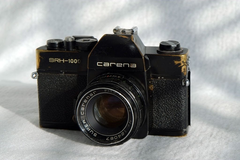 Vintage / Retro straat camera Carena jaren '70 Japan, Ophalen of Verzenden, Gebruikt, Spiegelreflex, Overige Merken