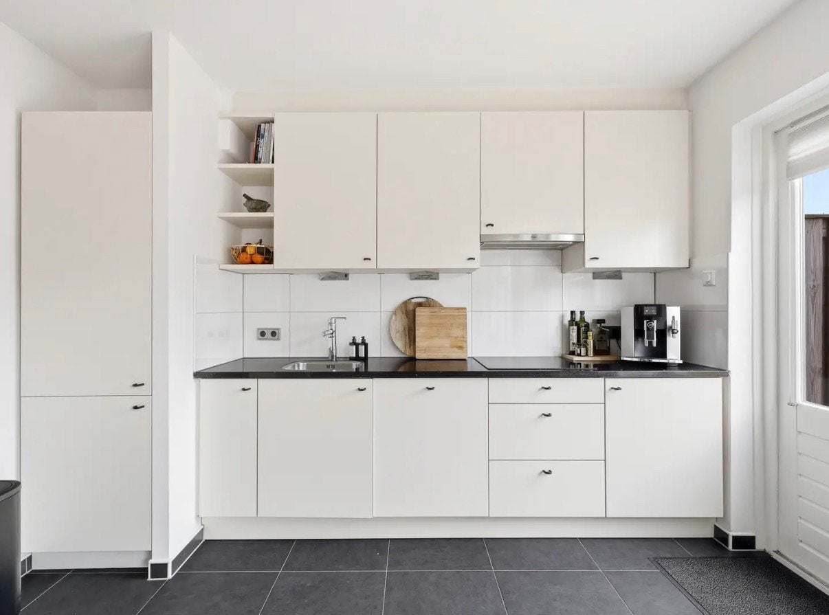 Witte open keuken te Apeldoorn, Huis en Inrichting, Keuken | Complete keukens, Zo goed als nieuw, Overige typen, Wit, Ophalen